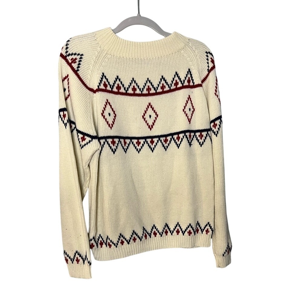 Mancraft knits‎ Nordic pattern acrylic ski sweater